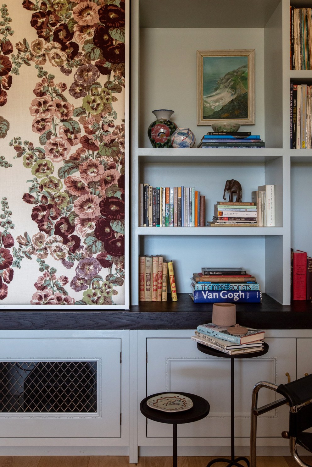 The Old Manse | Bookcase with Martini Tables | Interior Designers